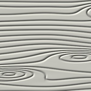 Wood grain, 3D relief view, shaded