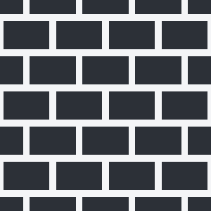Roof tiles, flat pattern seen from above