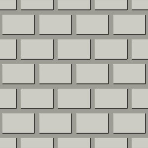 Roof tiles, 3D relief view, shaded