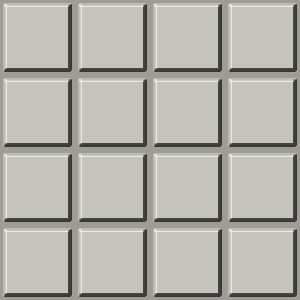 Tiles, 3D relief view, shaded