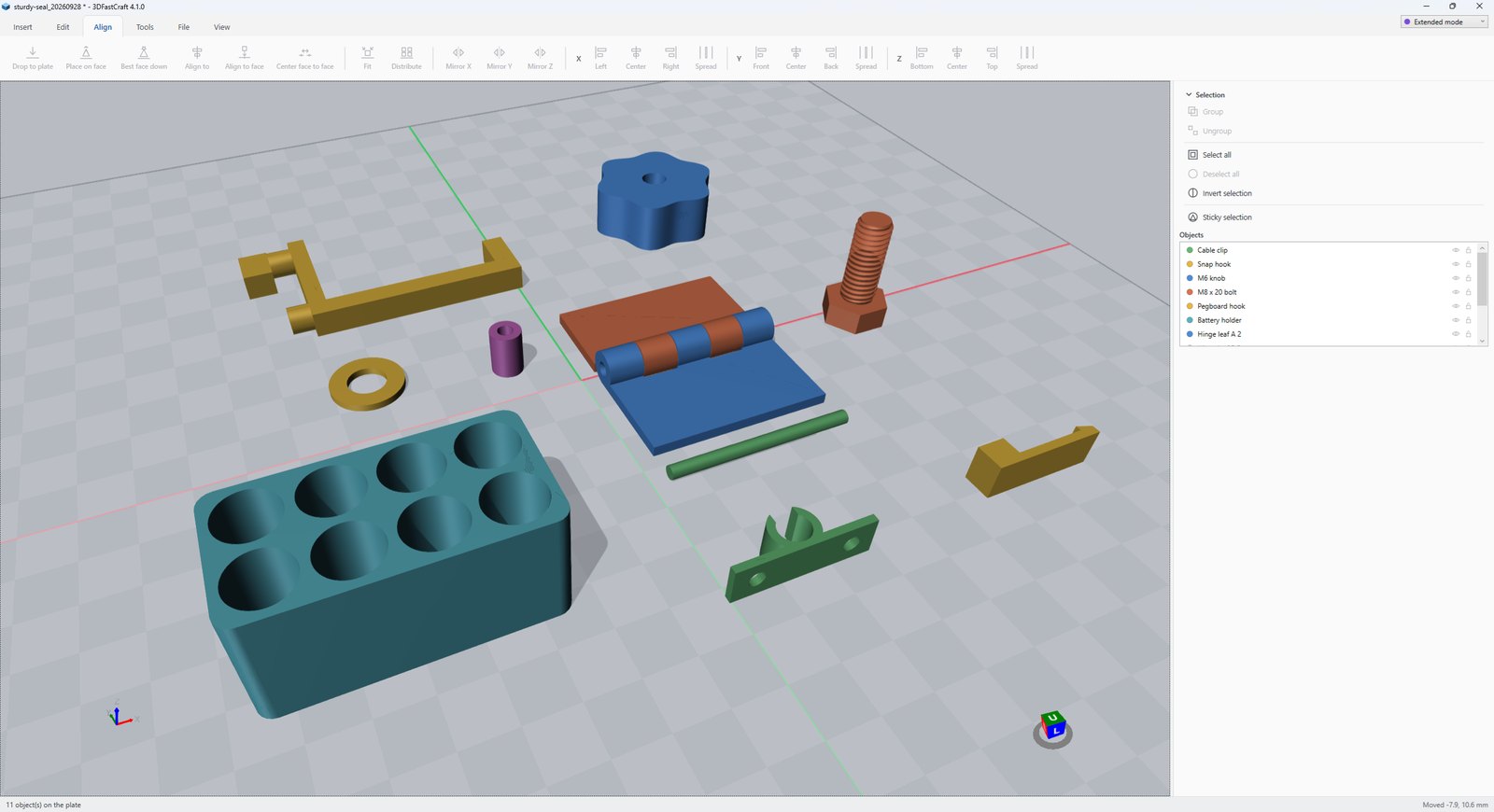 The Library: fasteners, hinges, clips and organizers